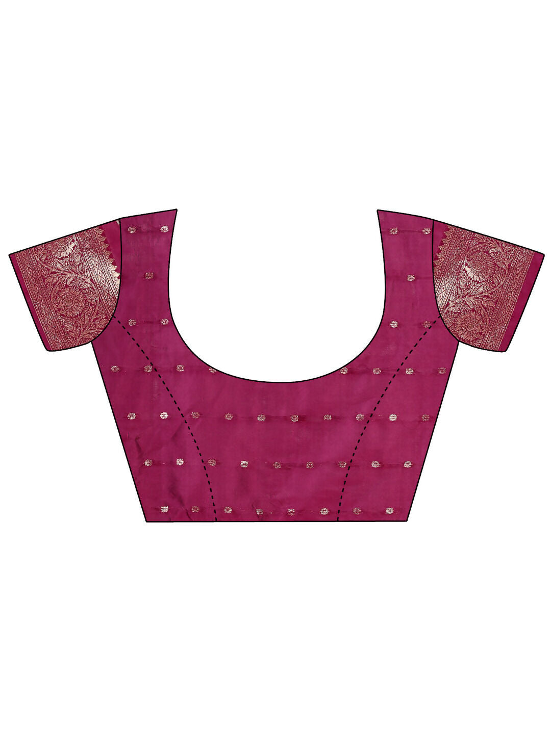 Astita Lichi Silk Purple Saree