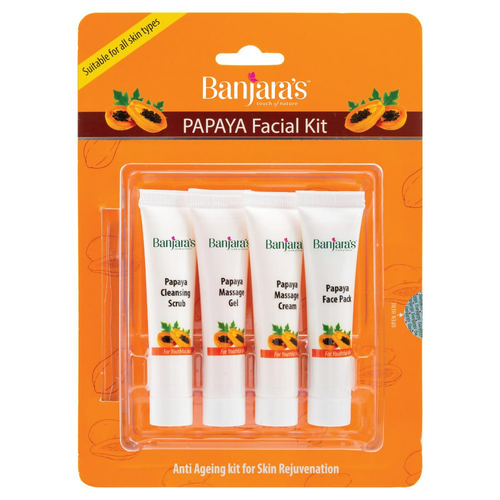 Banjara's Papaya Facial kit (Blister Pack) - Distacart