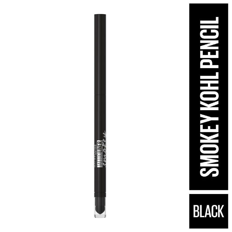 Maybelline New York Tattoostudio Smokey Eye Kohl Gel Pencil Eyeliner - Smokey Black - Distacart