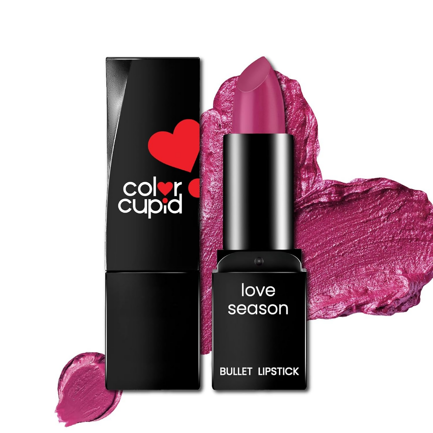 Color Cupid Velvety Intense Color 12-Hour Stay Bullet Lipstick - Rose Bloom - Distacart