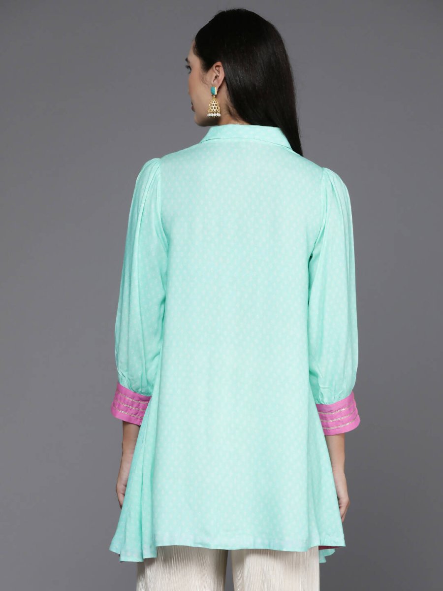 Ahalyaa Women's Traditional wear Tunic - Blue - Distacart