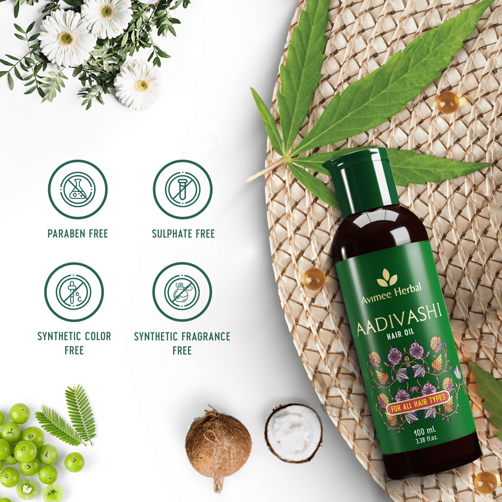 Avimee Herbal Adivasi Herbal Hair Oil - Distacart