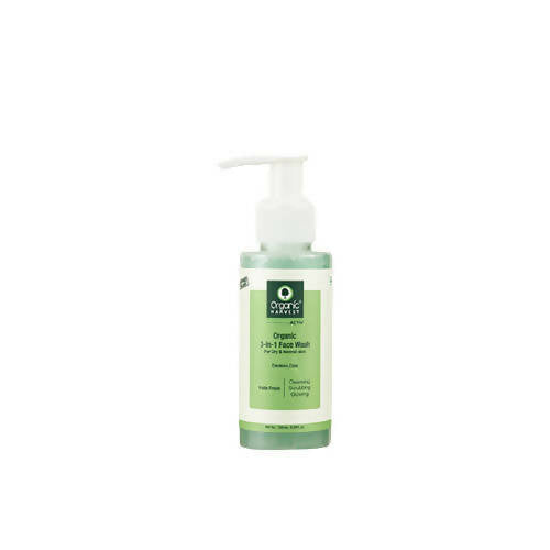 Organic Harvest 3-in-1 Face Wash for Dry and Normal Skin - Distacart