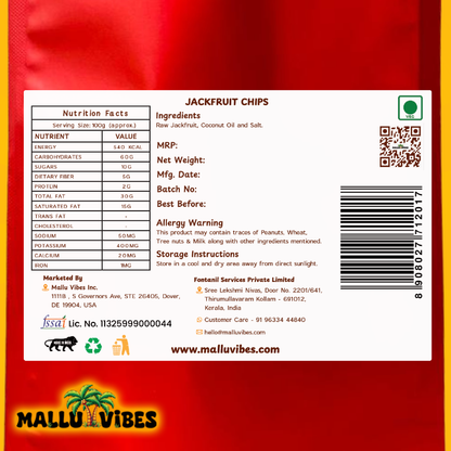 Mallu Vibes Jackfruit Chips - Distacart