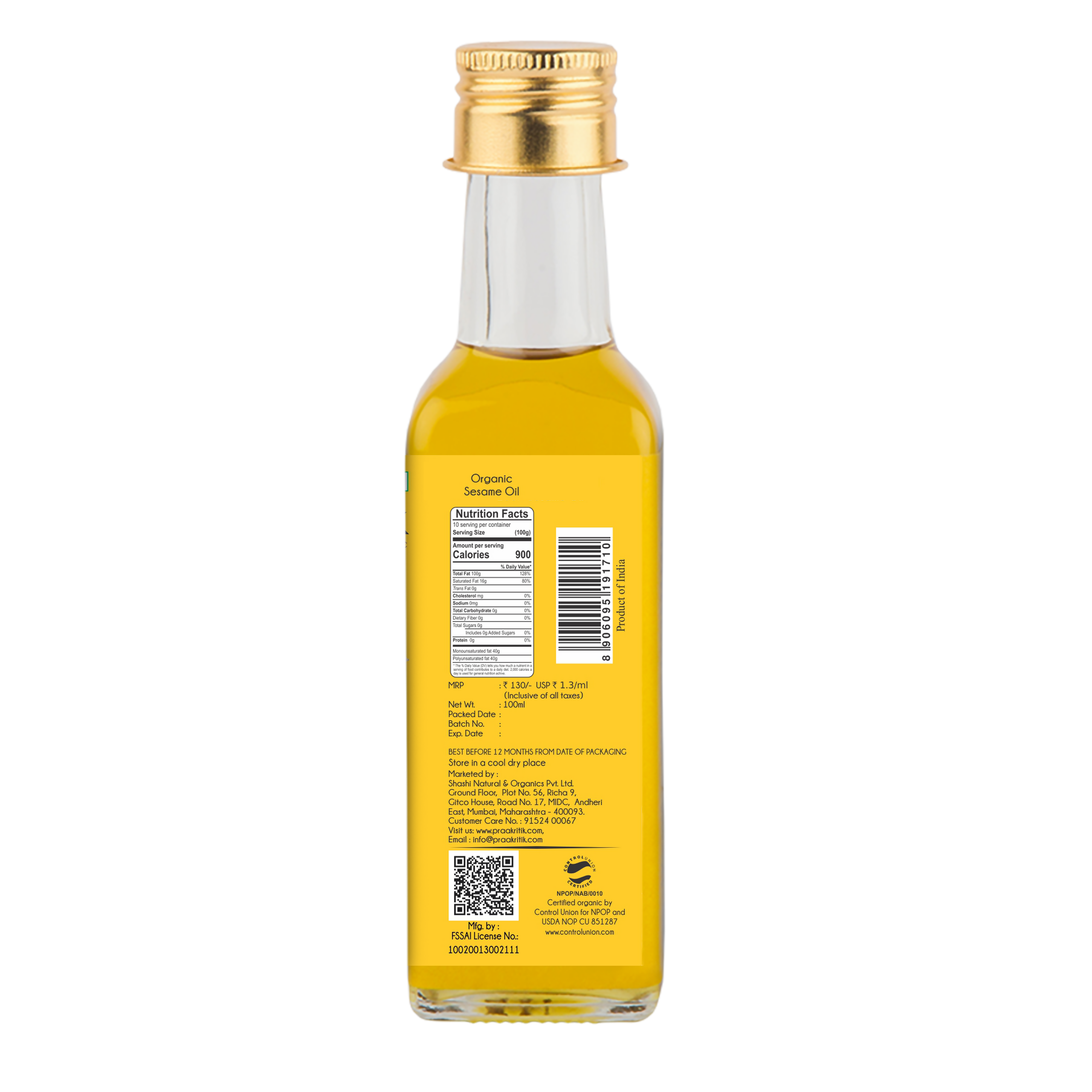Sesame Oil 100ml (2)