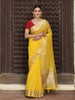 Shree Shyam Fashion Yellow Cotton Saree - Distacart