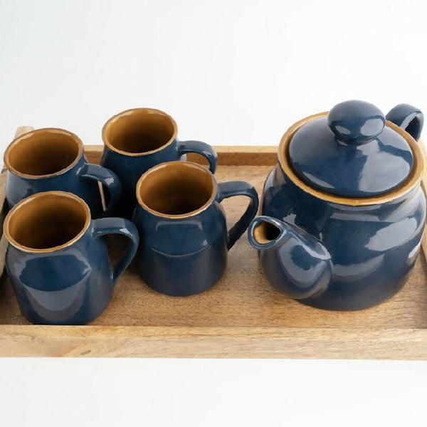 Simply Soho Midnight Bloom Tea Set with Tray