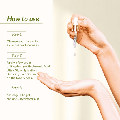 Lotus Botanicals Hyaluronic Acid & Raspberry Ultra Glow & Hydration Boosting Serum - Distacart
