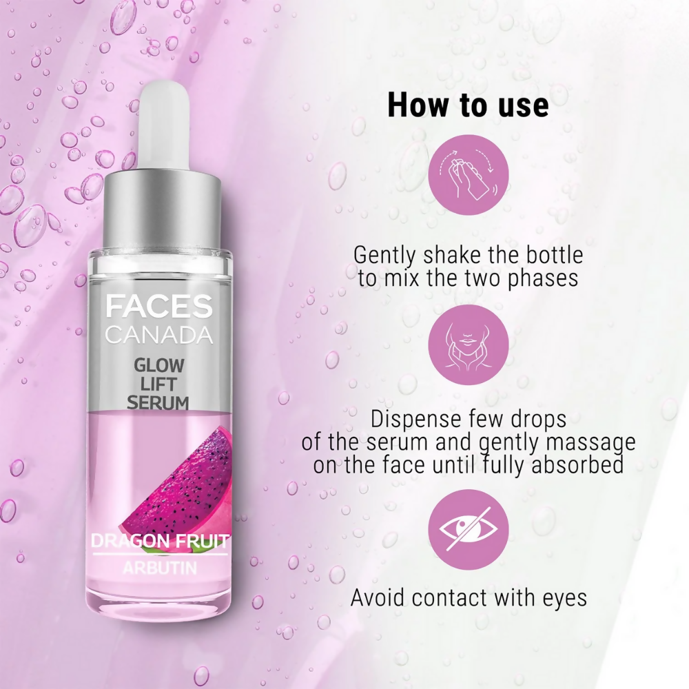 Faces Canada Glow Lift Serum Dragon Fruit - Distacart