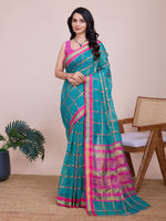 Thumbnail for Mitera Woven Design Zari Saree - Distacart