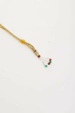 Thumbnail for Nuyug 22K Gold Plated Radiant Rose Stone Kundan Necklace