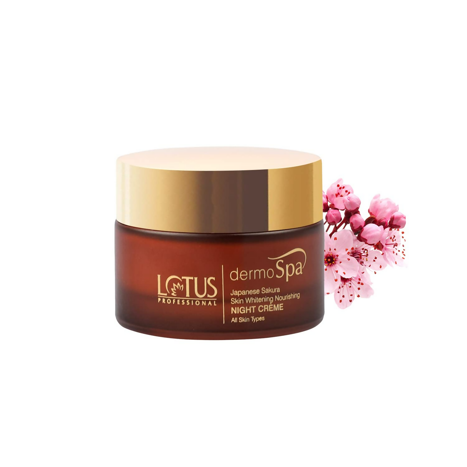 Lotus Professional Dermo Spa Japanese Sakura Skin Whitening & Nourishing Night Cream - Distacart
