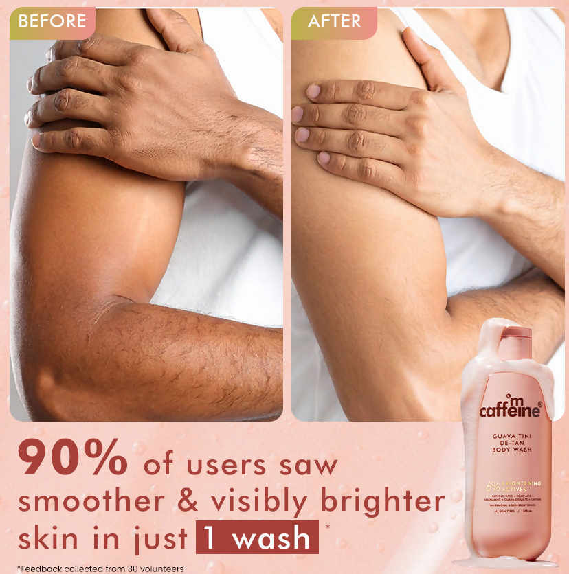 mCaffeine Brighten, De-Tan & Acne-Free Body Wash - Distacart