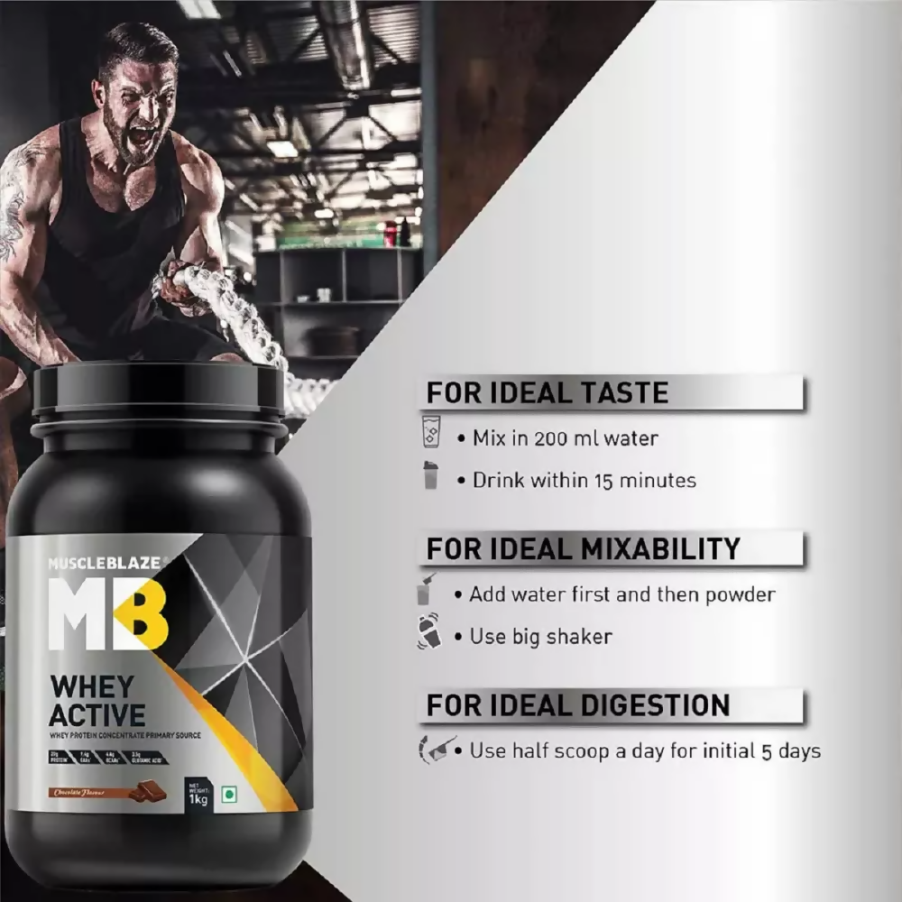 MuscleBlaze Whey Active Chocolate