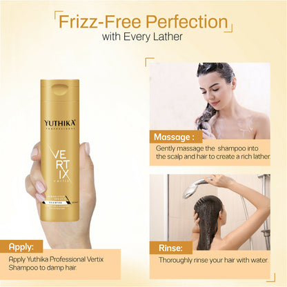 Yuthika Professional Vertix Hydrolyzed Keratin Shampoo - Distacart