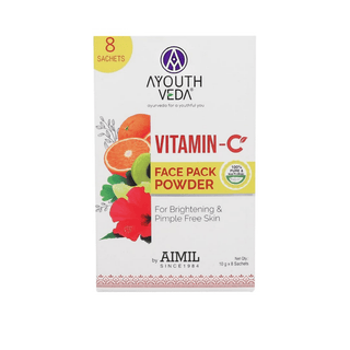 Ayouthveda Vitamin C Face Pack Powder - Distacart