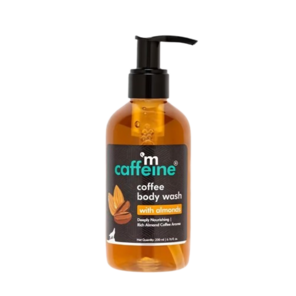 mCaffeine Coffee Body Wash with Almonds De-Tan & Deep Cleansing Shower Gel in Chocolatey Aroma - Dista