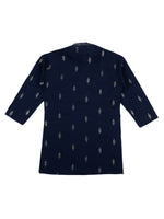 Thumbnail for Joban Fashion Kids Island Traditional Ethnic Wear with Silk Sequence Embroidery Kurta and Pyjama Set - Blue - Distacart