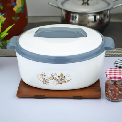ramila Brand Insulated Inner Steel Casserole for Roti - White - Dista