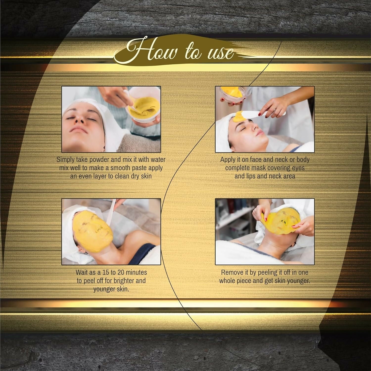 Purobio Algae Peel Off Face Mask 24k gold Facial Mask - Distacart
