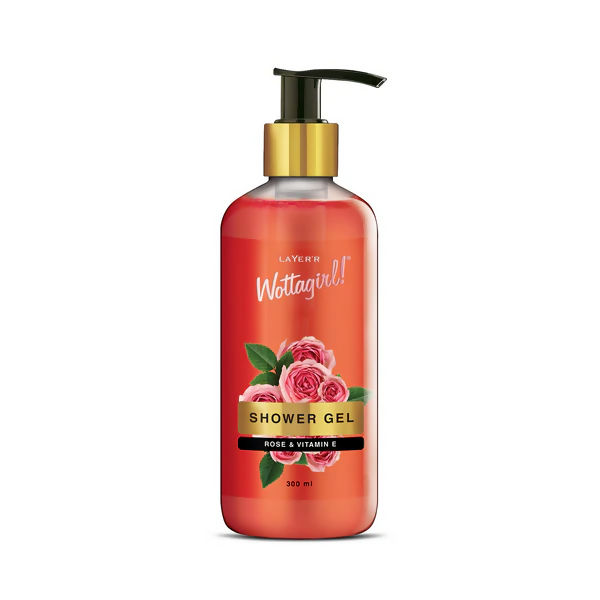 Layerr Wottagirl Rose & Vitamin E Shower Gel - Distacart