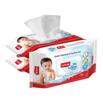 Thumbnail for LuvLap Paraben Free 99% Pure Water Nourishing Baby Wipes, with Fliptop Lid - Distacart