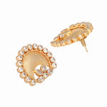 Thumbnail for Nuyug 22K Gold Plated Crescent Glow Earrings
