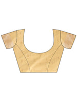 Thumbnail for Astita Linen Cotton Yelllow Saree