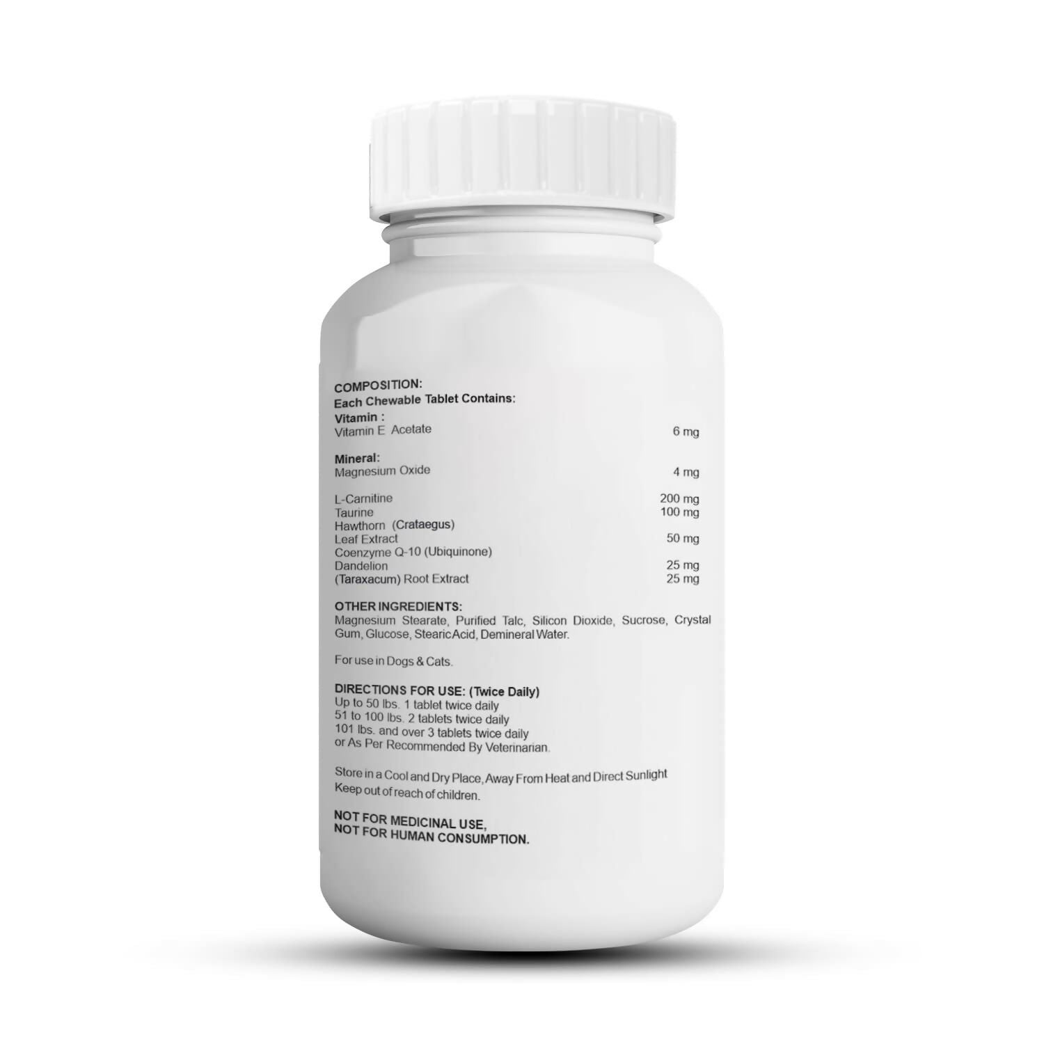 Petvit Cardiovascular Dog Supplement Tablets