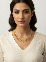 Thumbnail for NVR Women Gold Plated Multicolour Minimal chain - Distacart
