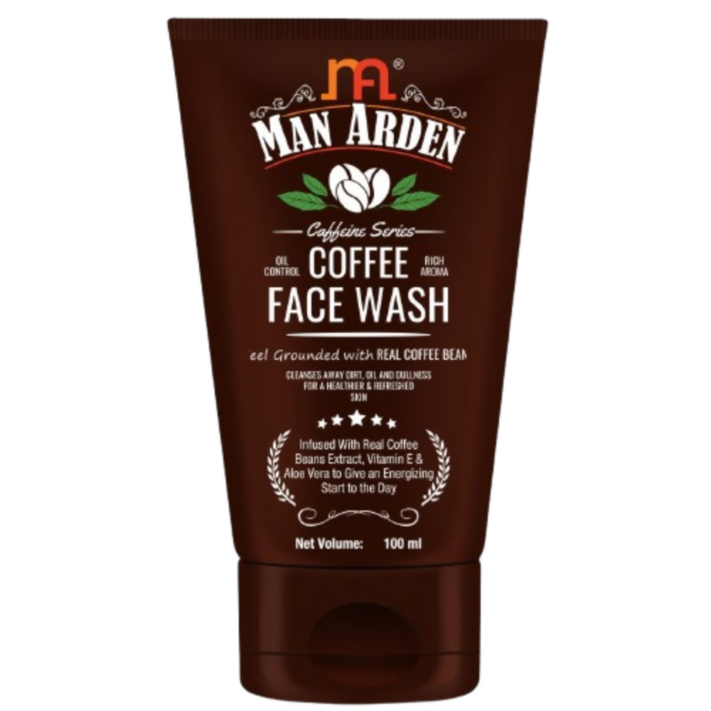 Man Arden Coffee Face Wash - No Parabens, Sulphate, Silicones - Distacart