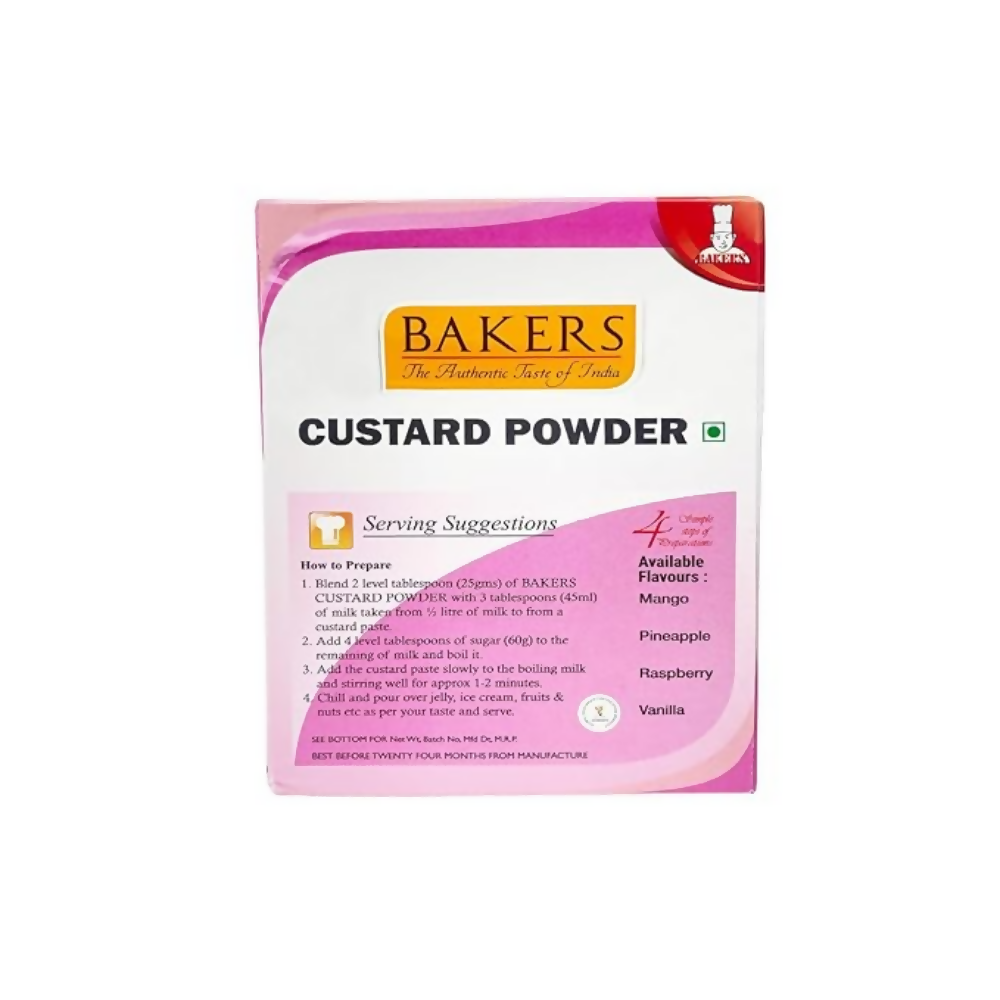 BAKERS Custard Powder - Strawberry - Dista