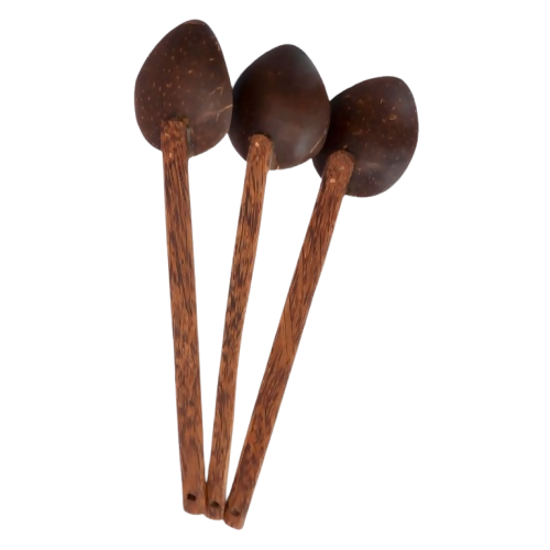Thenga Coconut Shell Large Cooking Spoon Sets - Dista