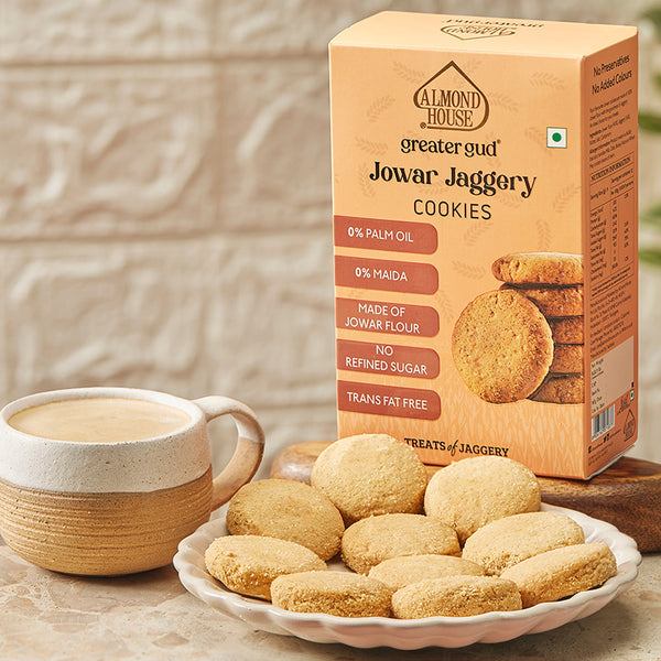 Almond House Jowar Jaggery Cookies