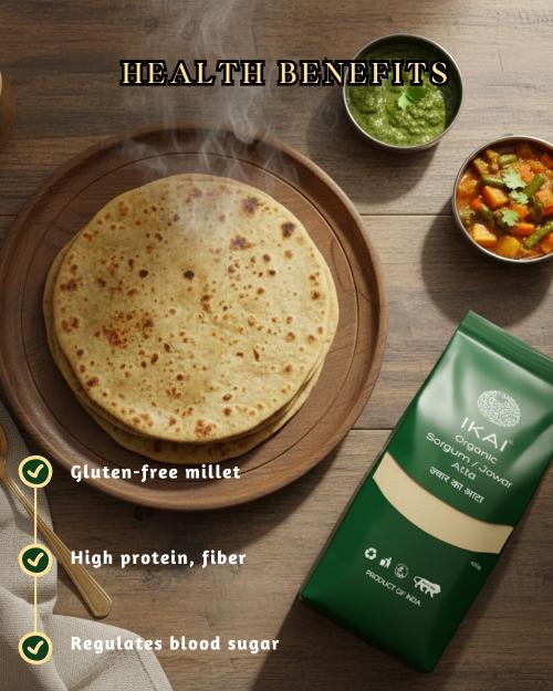 IKAI Organic Sorghum/Jowar Atta