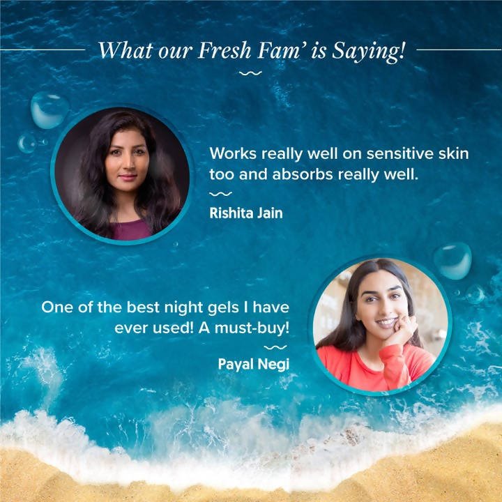 Aqualogica Radiance+ Mousse Night Gel - Distacart