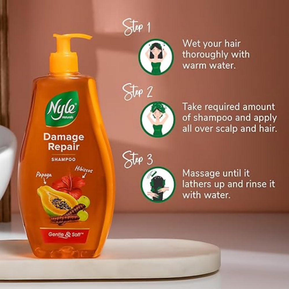 Nyle Naturals Damage Repair Anti Hairfall Shampoo - Dista