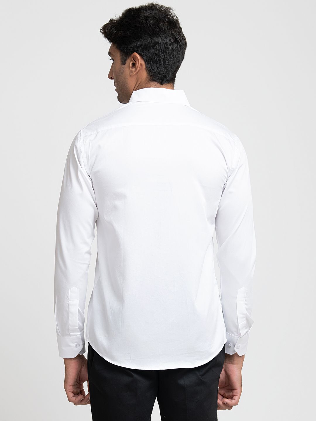 White And Black Heart Shaped Patch Shirt by Hilo Design