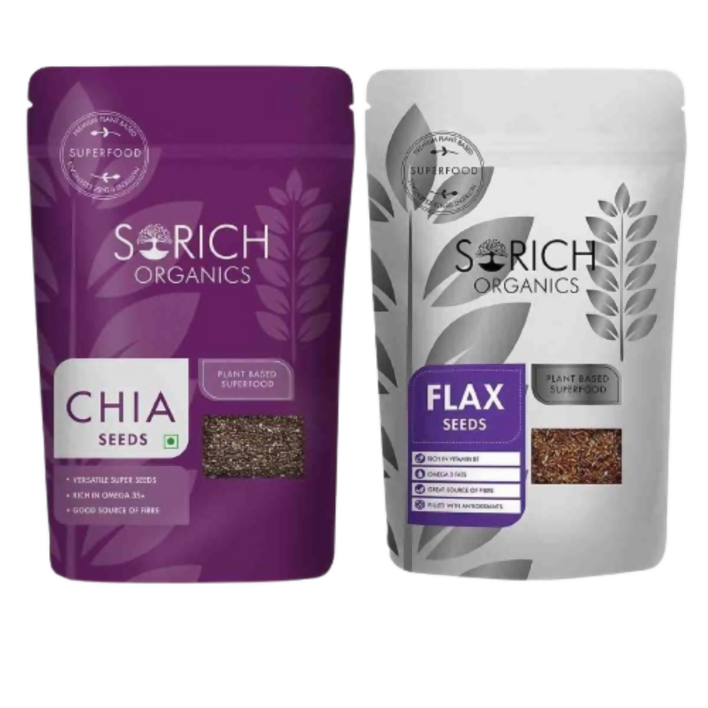 Sorich Organics Flax Seeds and Chia Seeds - Distacart