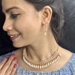 Thumbnail for J Pearls Seraphic Sparkle Pearl Necklace Set - Distacart