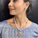 Thumbnail for J Pearls Radiant Reverie Pearl Necklace Set - Distacart