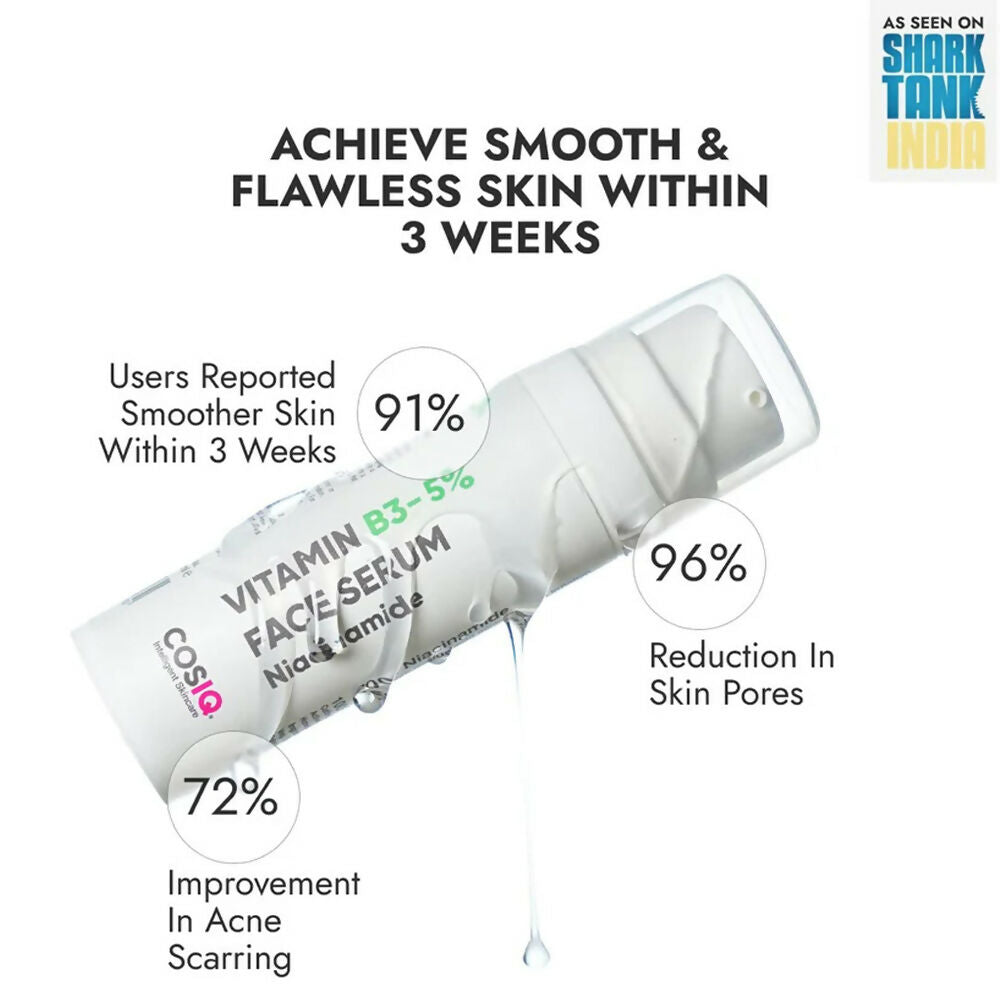 Cos-IQ Niacinamide Vitamin B3-5% Face Serum for Ultra Sensitive Skin