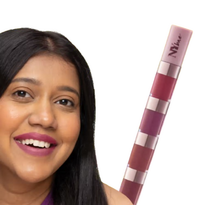 NY Bae 4 IN 1 Lip Play Liquid Lipstick - Nude Tease - Distacart