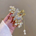 Thumbnail for Joban Fashion White Metal Butterfly Metal Hair Claw Clip