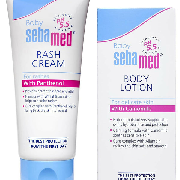 Sebamed Baby Rash Cream 100ml & Baby Lotion 100ml Combo - Distacart