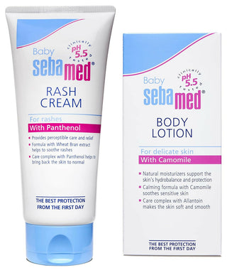Sebamed Baby Rash Cream 100ml & Baby Lotion 100ml Combo - Distacart
