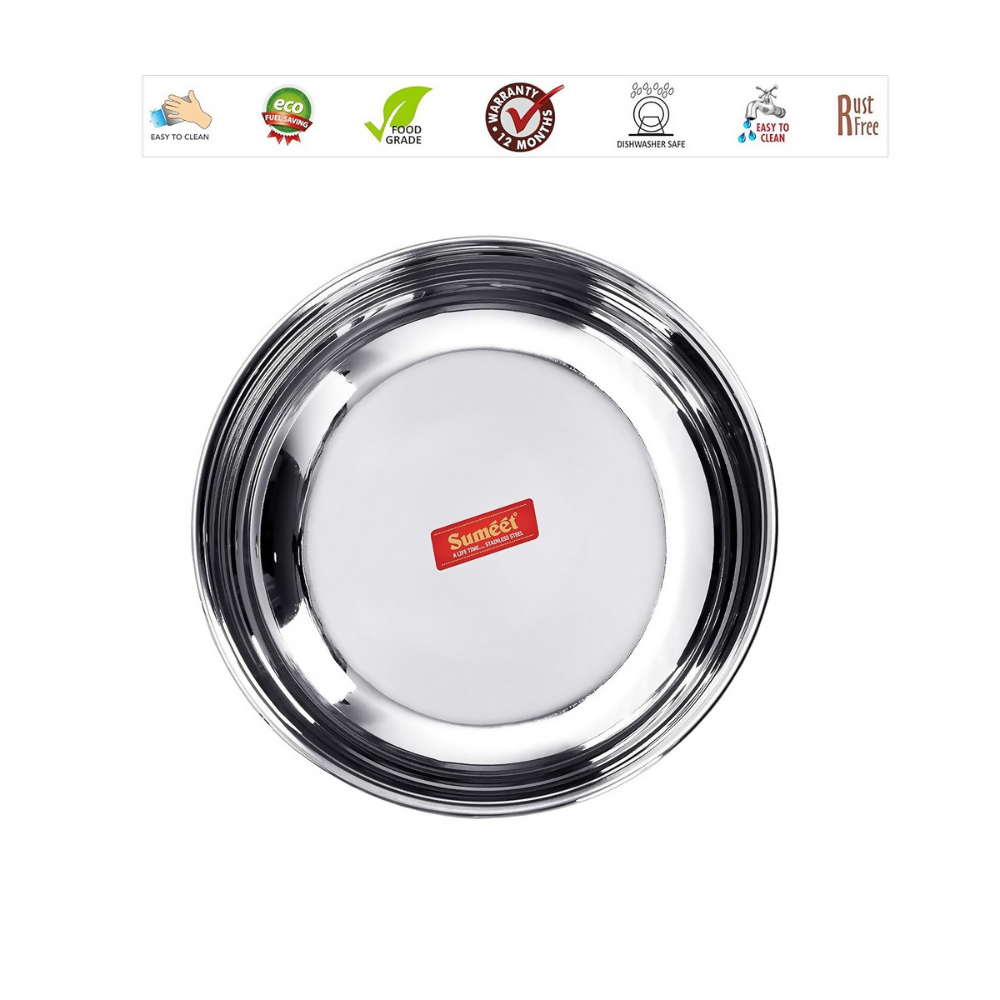 Sumeet Stainless Steel Induction Bottom Gas Stove Friendly Tasra - Dista