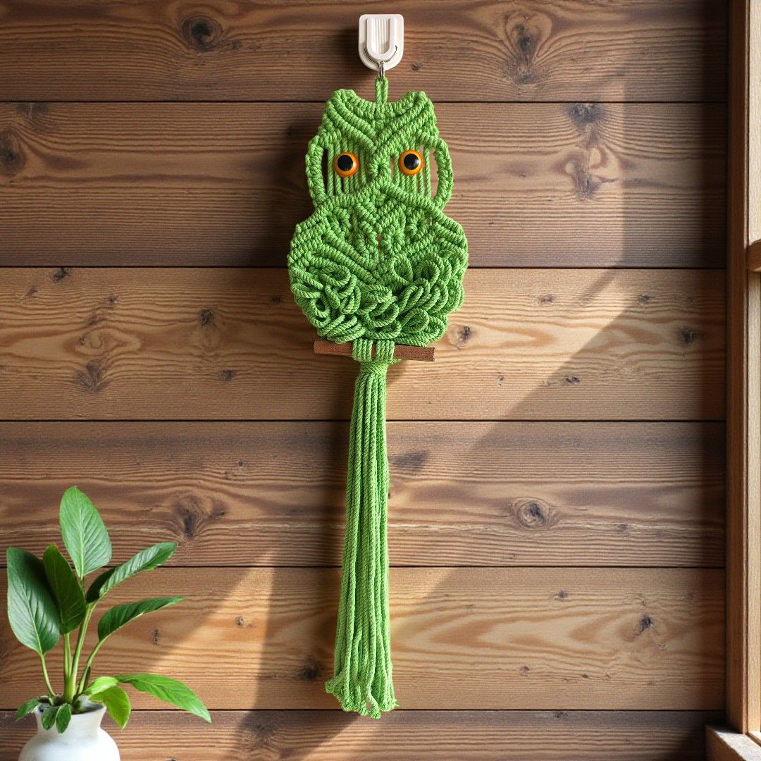 Sun Mun Decors Premium Macrame Owl