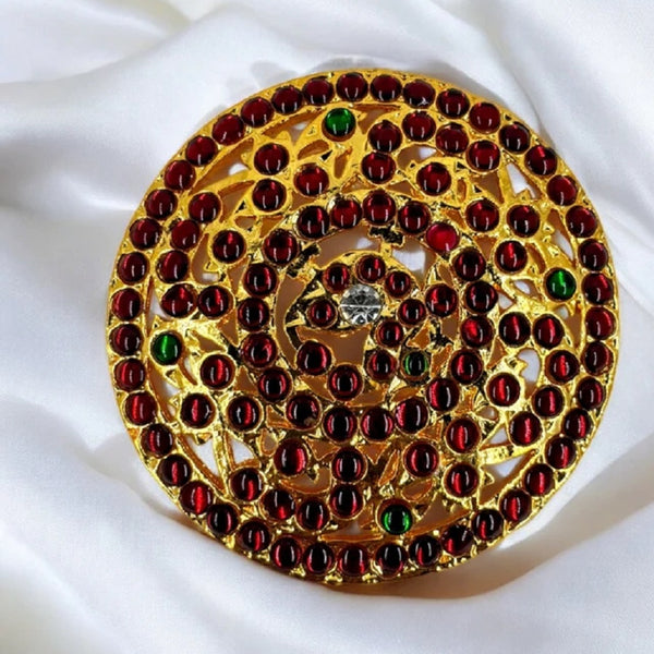Elite Trading Bharatanatyam Kemp Juda Pin/Rakodi – Traditional Hair Accessory for Classical Dance - Distacart