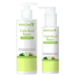 Thumbnail for Wishcare Triple Bond Repair Combo - For Dry & Frizzy Hair with Amino Peptide for Damaged Hair - Distacart